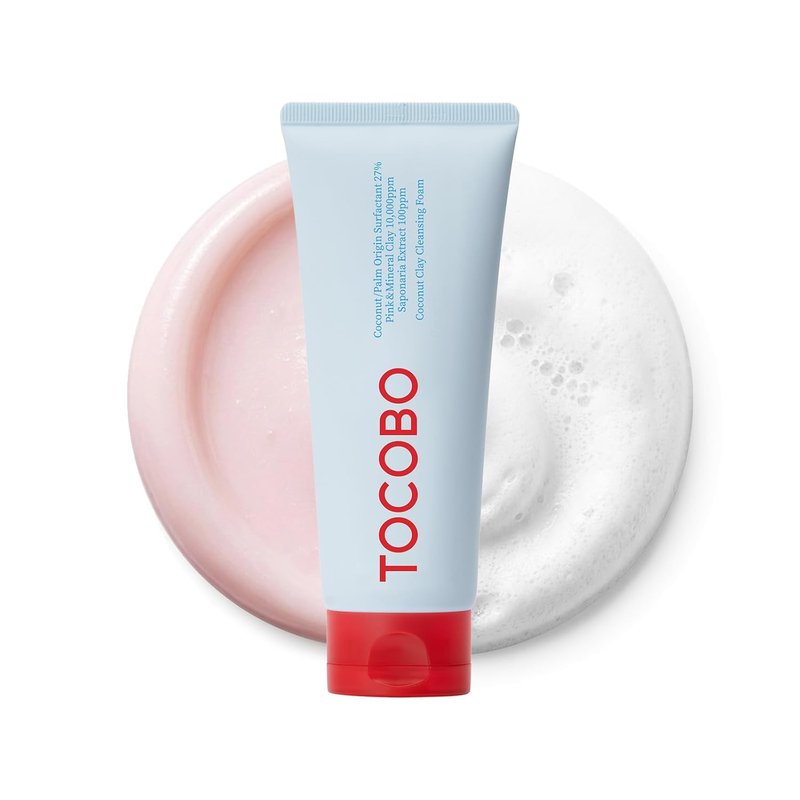 TOCOBO Korean Clay Cleansing Foam - Deep Cleanse & Hydrate | 150 ml