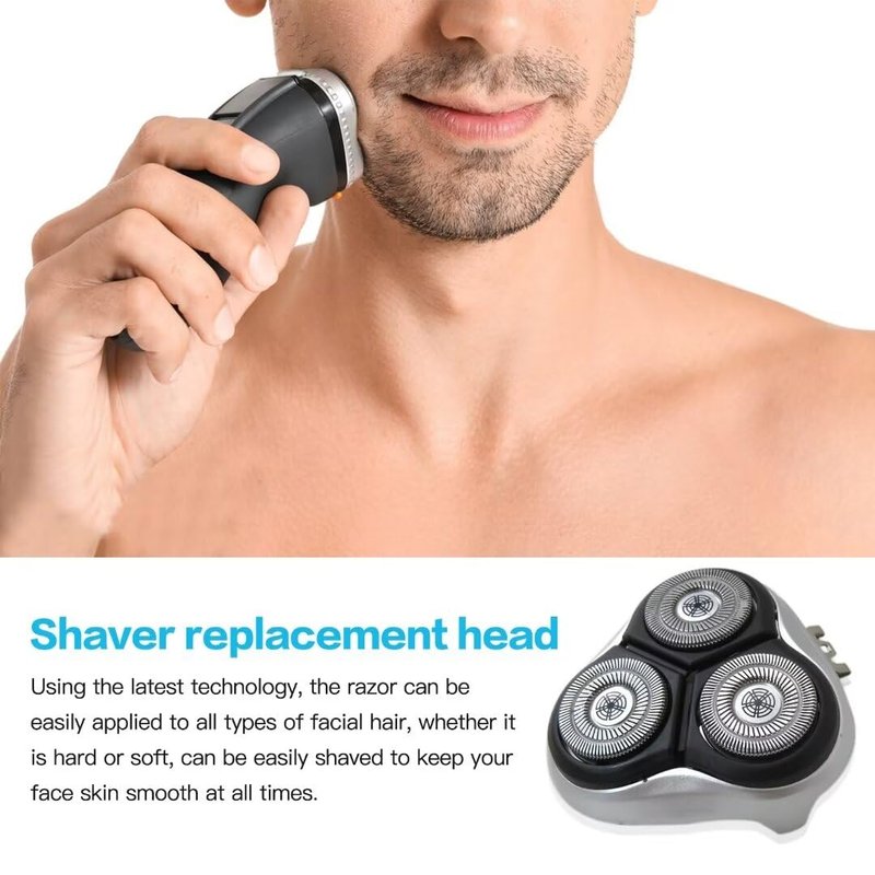 SW-S7105 Replacement Shaver Head with Clean Brush for All Sweet-LF Waterproof Electric Razors SW-S7105 SWSBK7105 Wet and Dry Shavers UPGRADED