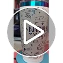 20 oz Stainless Steel Tumbler with Lid & Straw - Insulated Travel Mug