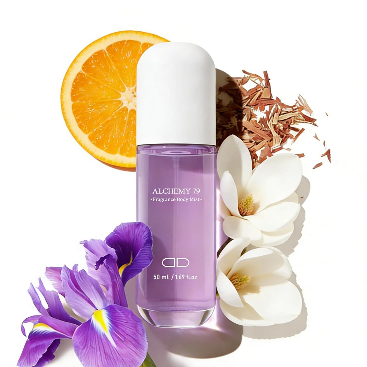 Sandalwood Hair & Body Perfume Mist - Refreshing Travel Size Spray | 1.7 Fl Oz / 50ml