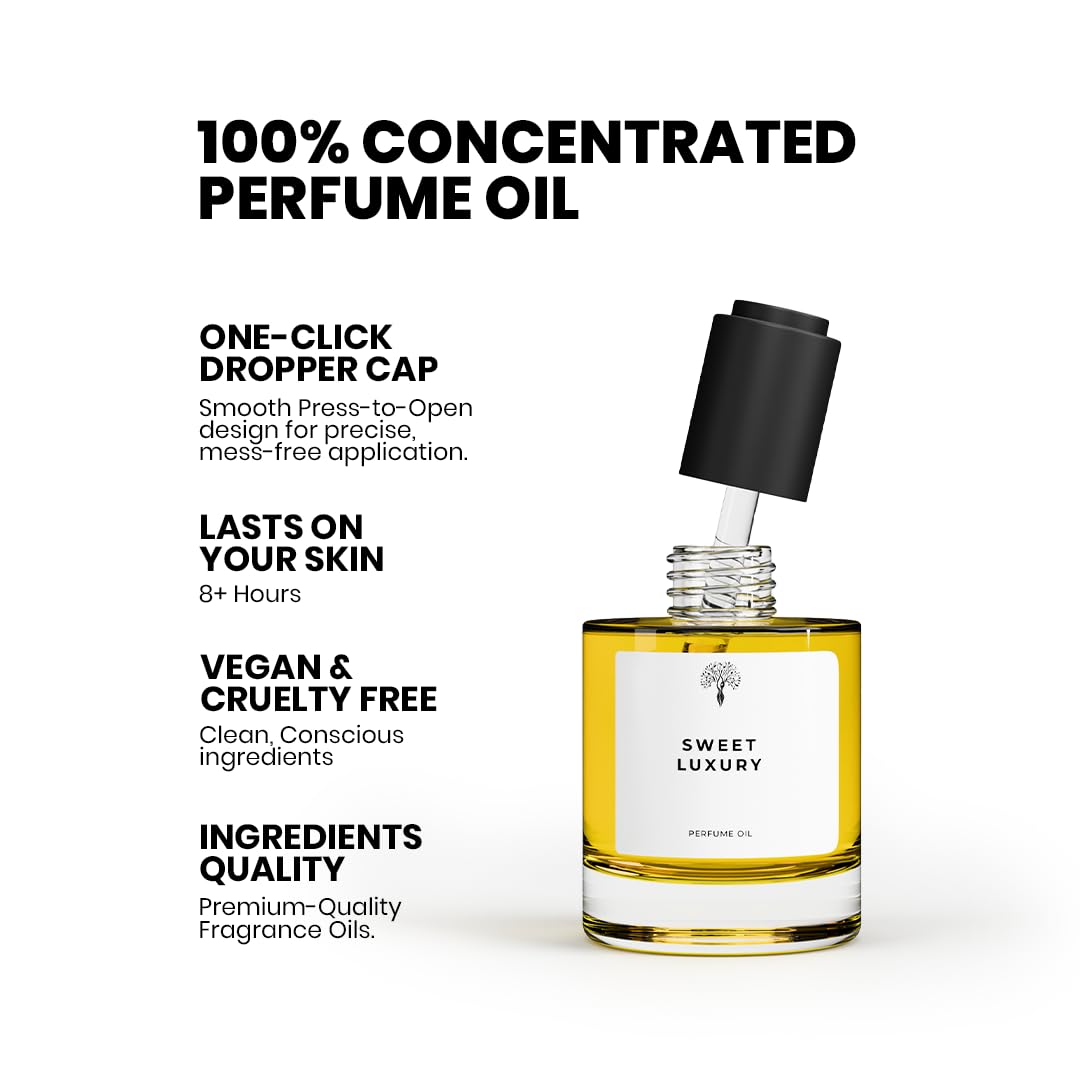 Eternal perfume oils Sweet Luxury perfumes for women Alcohol Free womens perfume Long Lasting perfume 1.69 FL Oz Designer Perfume for Men with 1 FL Oz (Pack of 2)