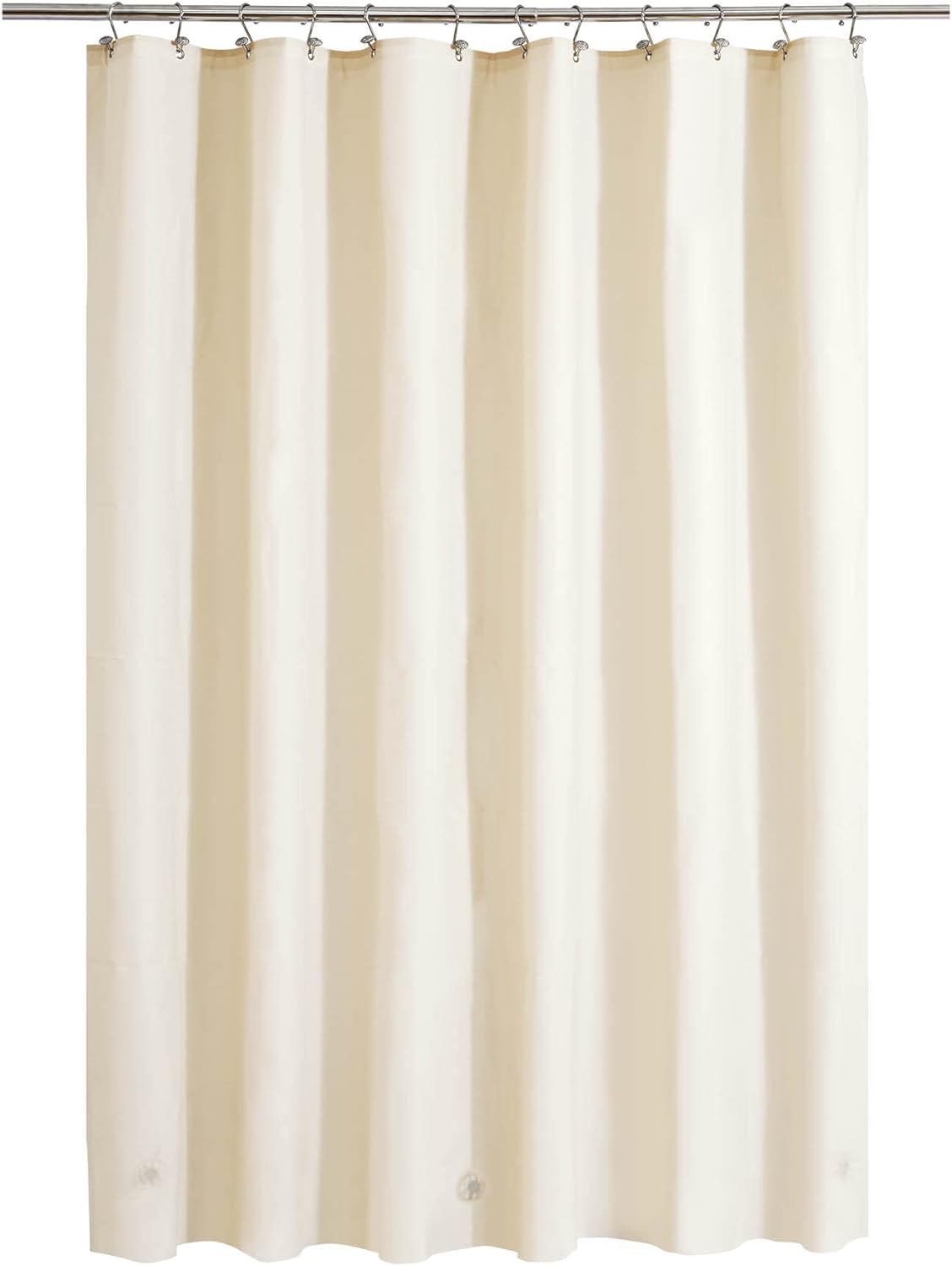 Clear Plastic Shower Liner - Premium Waterproof PEVA Curtain with Rustproof Grommets & 3 Magnets | Standard Size
