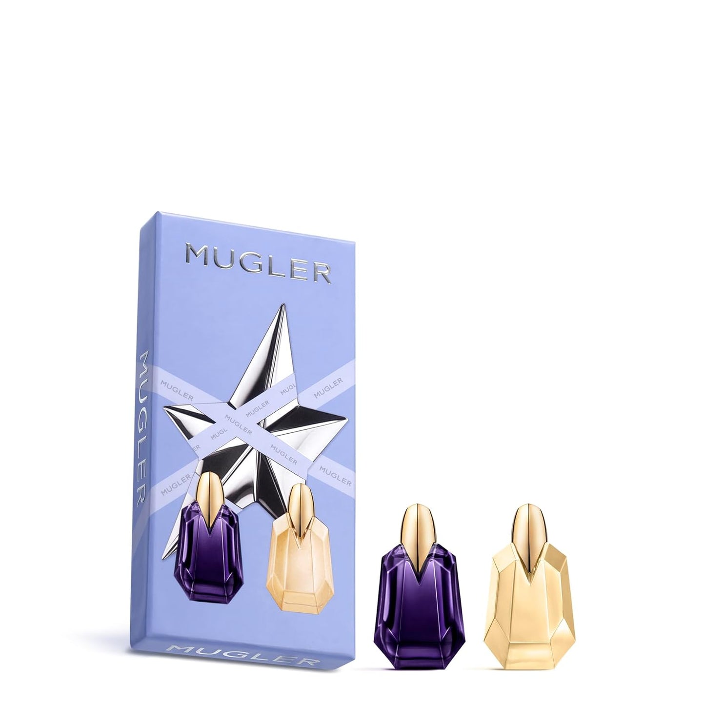 Mugler Alien & Alien Goddess Women's Fragrance Mini Gift Set - Floral & Woody | Travel Size 0.2 Fl Oz Each