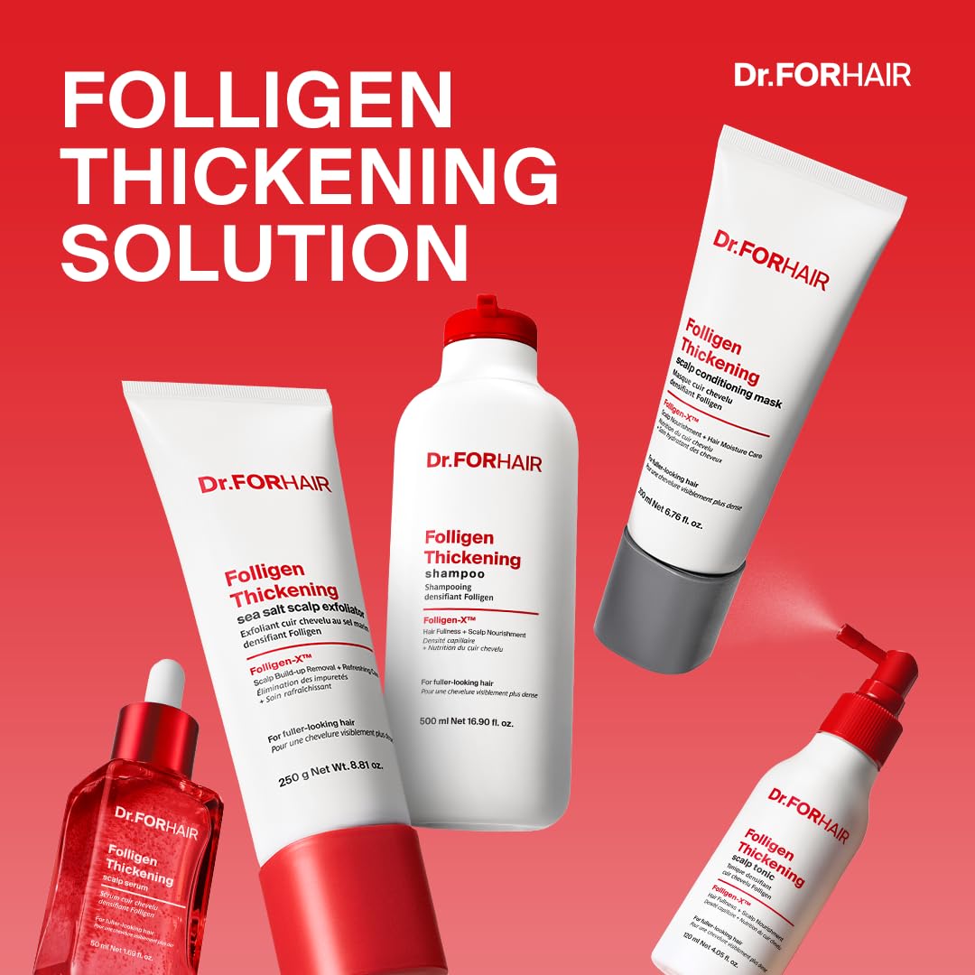 Folligen Thickening Scalp Conditioning Mask - Nourishing Biotin, Keratin & Peptides | 6.76 oz Hair Treatment