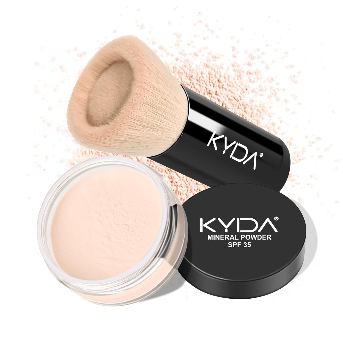 Mineral Loose Setting Powder, SPF 35 Translucent Face Powder, Sheer Coverage, Weightless Oil Free Blurring Finishing Makeup, Pore Minimizer, Extends Makeup Wear, 0.28 oz, Veil Translucent