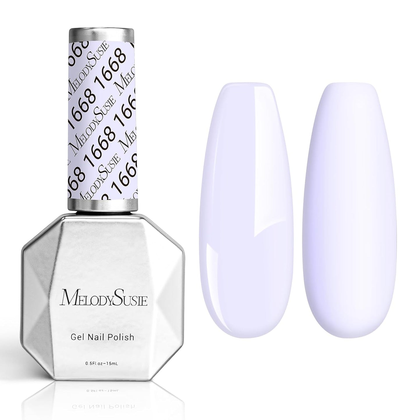 Thick Snow White Gel Nail Polish - 15ML Soak Off UV LED for DIY Nail Art & Manicure | Perfect Christmas Gift