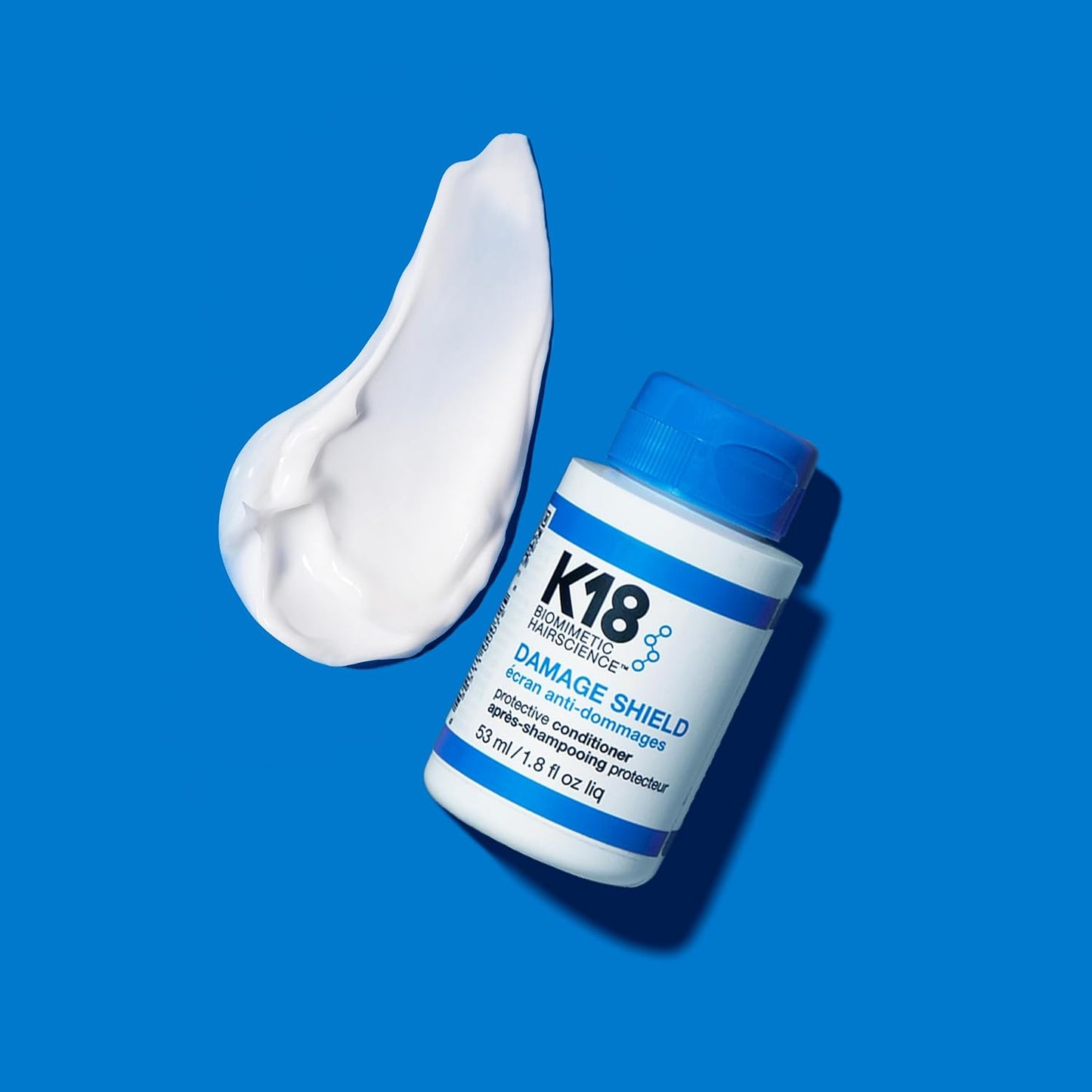 K18 Damage Shield Shampoo & Conditioner Set - Smoothing & Protective Formula for Healthy Hair | 1.8 Fl Oz x2