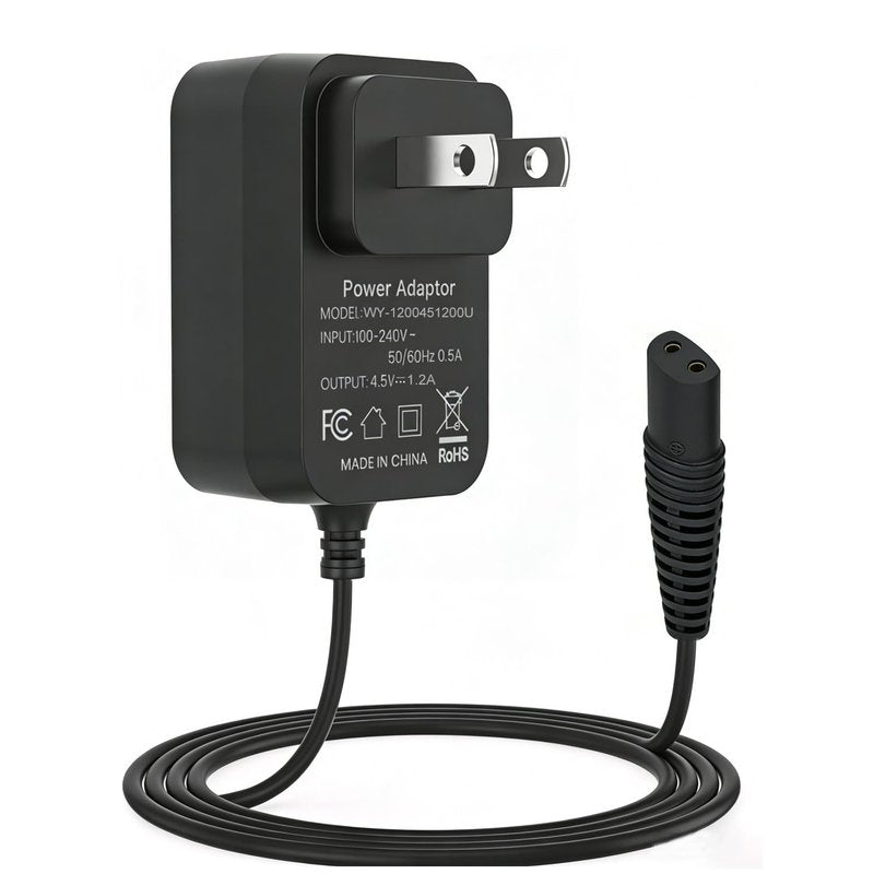 for Babyliss PRO FXFS2 Foil Shaver Charger, 4.5V Power Cord for BaBylissPRO FOILFX02 METALFX Double Foil Razor