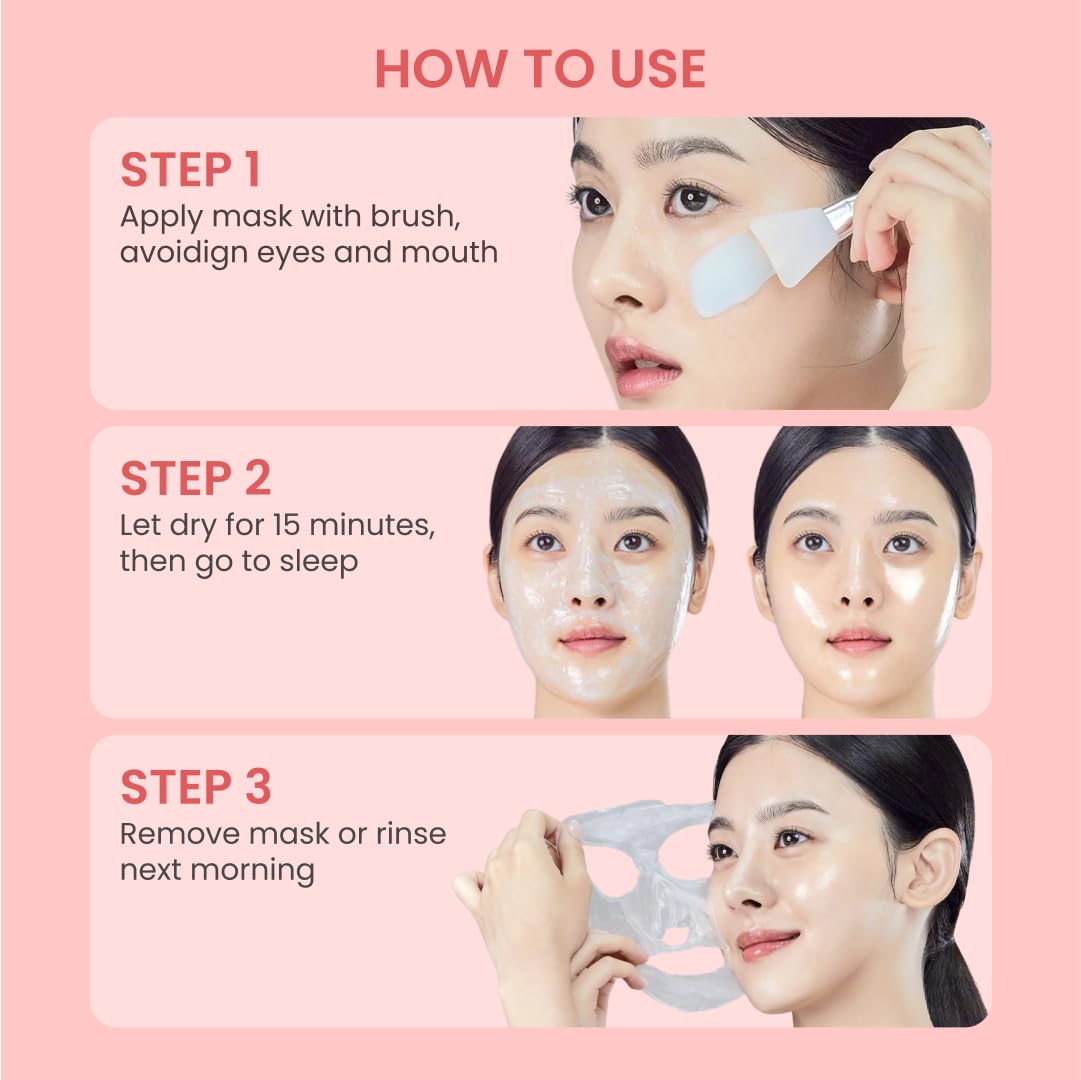 Collagen Wrapping Mask - Overnight Peel Off for Firmer Skin | 75ml Korean Skincare, All Skin Types
