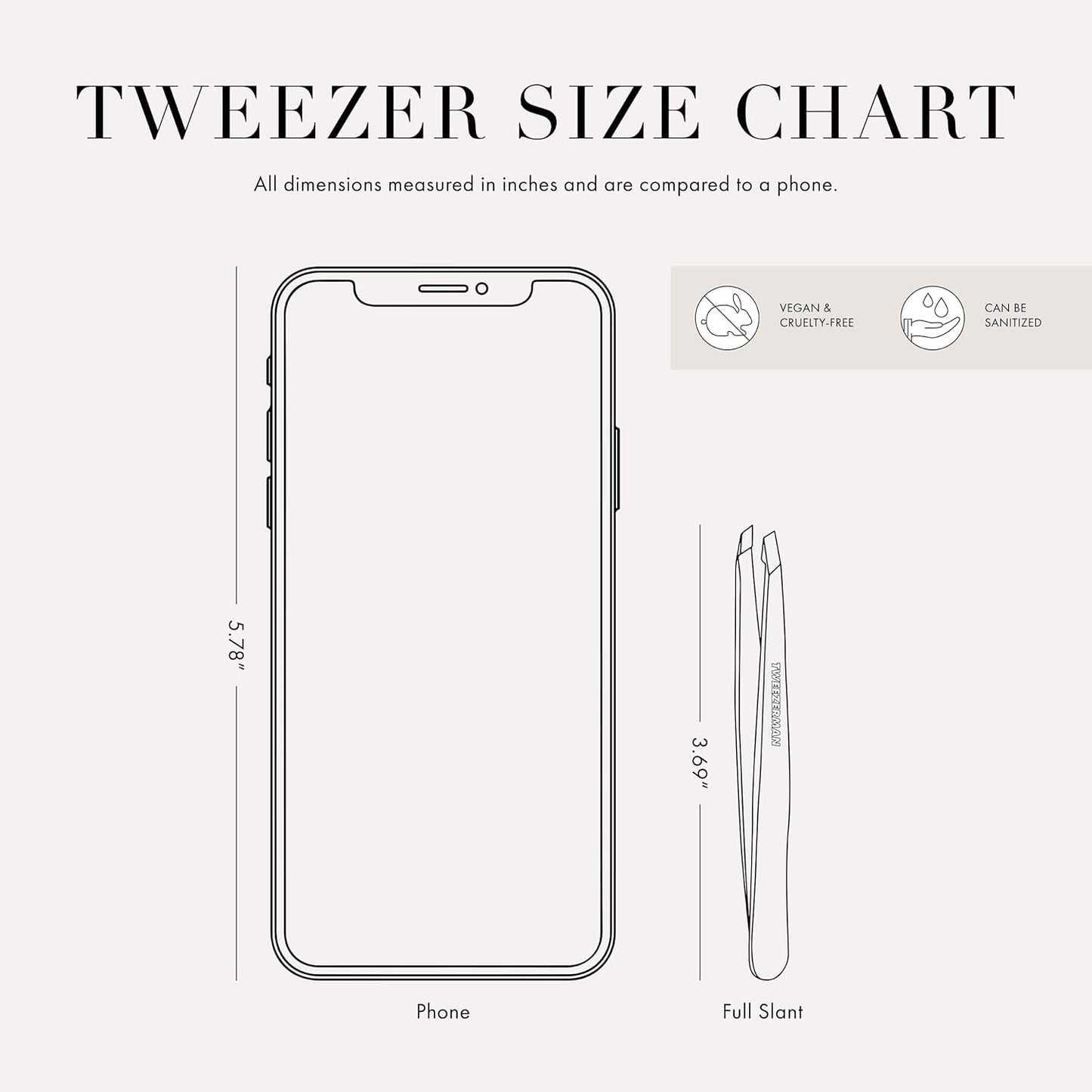 Tweezerman Stainless Steel Point Tweezer - Eyebrow Precision Tweezers, Facial and Ingrown Hair Removal (Rose Gold)