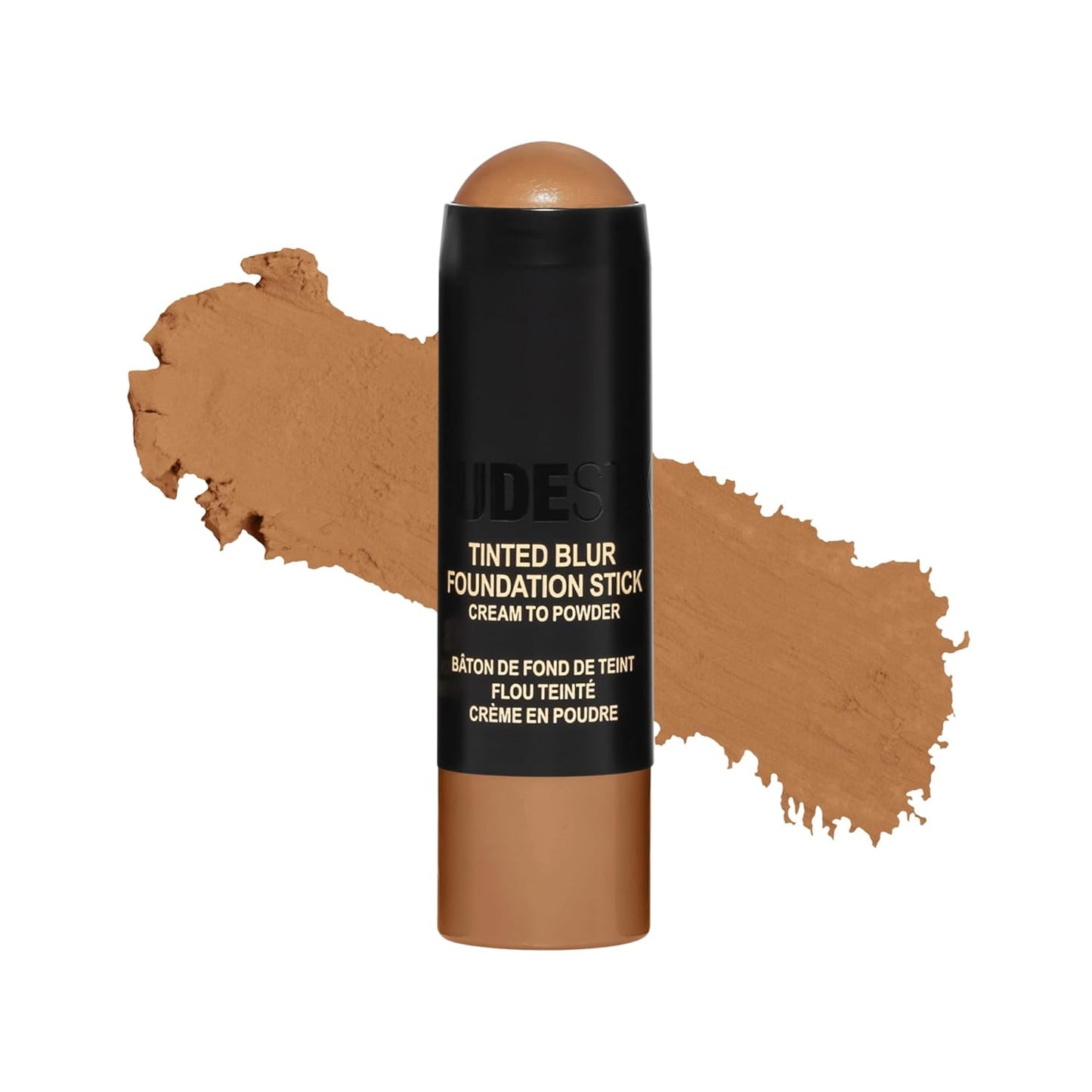 Nudestix Tinted Blur Foundation Stick - Cream-to-Powder Lightweight Makeup for Pores & Blemishes | Natural-Matte Finish