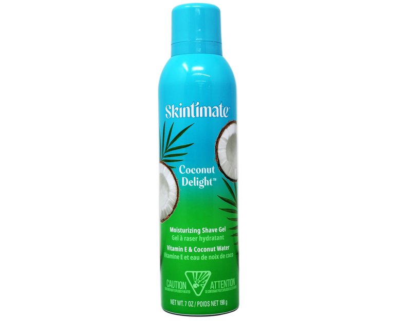 Skintimate Moisturizing Shave Gel Set, Coconut Delight, Vanilla Sugar, Raspberry Rain, 7 oz Each