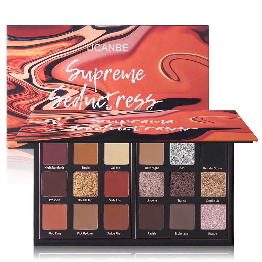 Matte Eyeshadow Palette - 18 Pigmented Colors | Long-Lasting Waterproof Smokey Makeup Kit