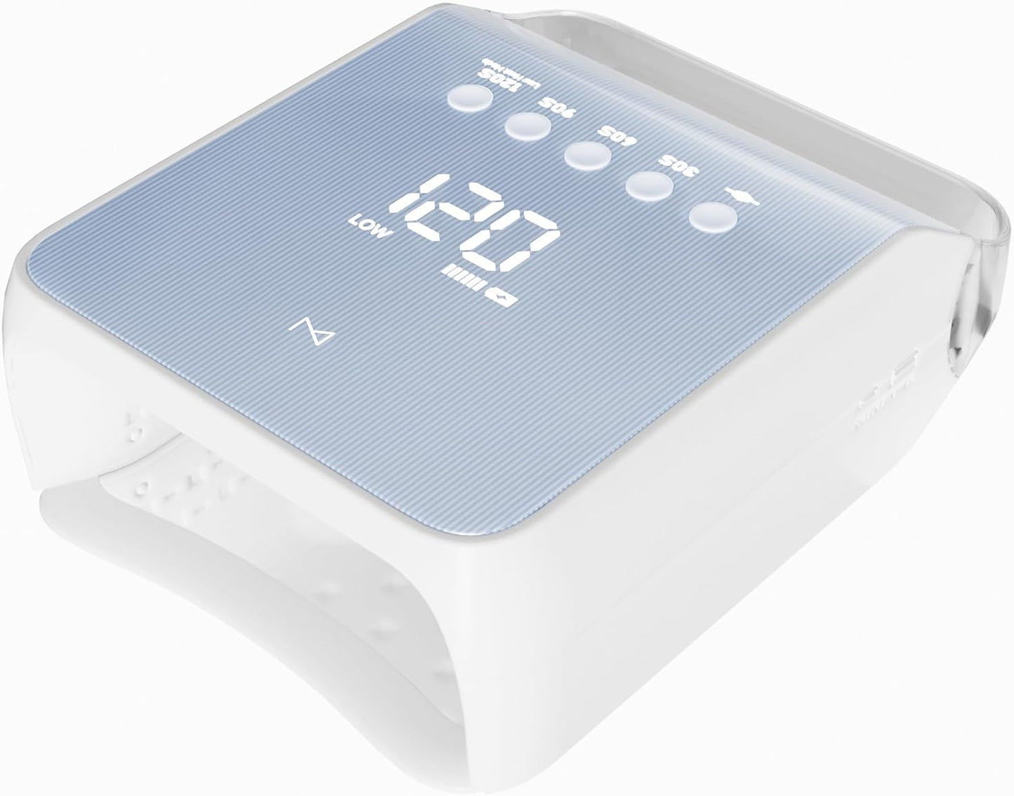 96W UV LED Nail Lamp - Cordless Rechargeable Gel Nail Dryer with Smart Sensor Timer | Portable Professional Nail Light - White