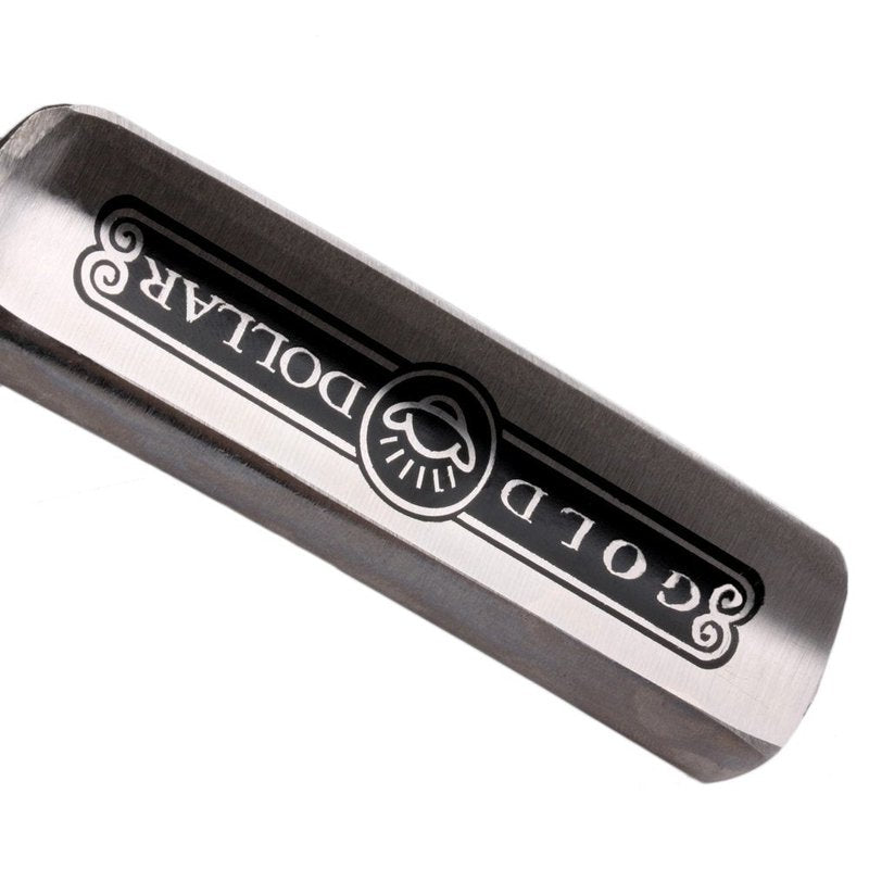 Tangc Pro Gold Dollar Shave Knife 66 Straight Edge Barber Razor Folding Hair Shaving