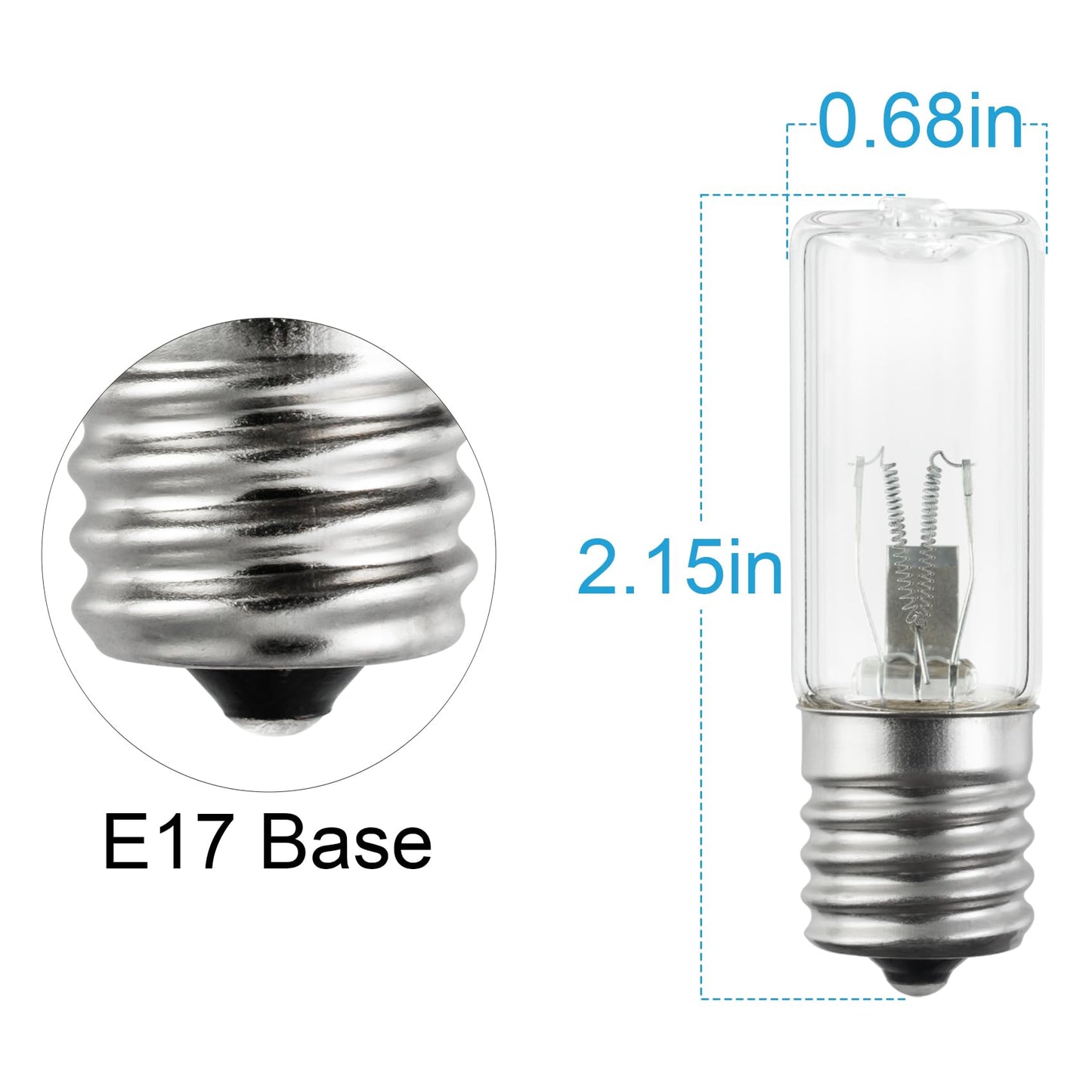 YEGRUEB UV-C Replacement Bulb LB1000 for Germ Guardian GG1000, GG1100, GG1100B, GG1000CA, GG1100W, GGH200,661000CA(Pack of 2)