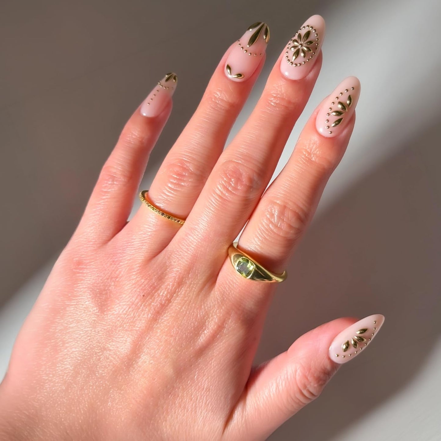Glamnetic Press-On Nails - Orange Short Almond French Tip Design | Velvet Finish | 30 Nail Kit with Glue, 15 Sizes