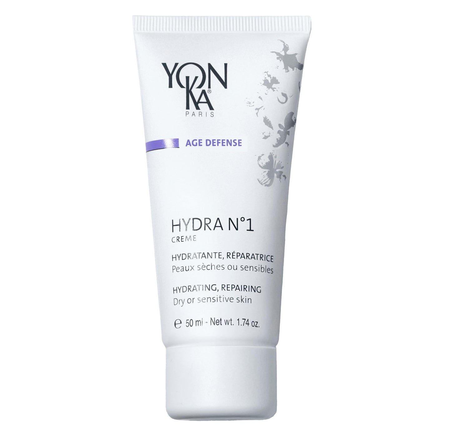 Yonka Hydra No.1 Crème | Repair & Hydrating Face Cream with Hyaluronic Acid & Vitamins A, C & E | Comforts & Strengthens Moisture Barrier | For Very Dry & Dehydrated Skin | Paraben-Free | 1.74 fl oz