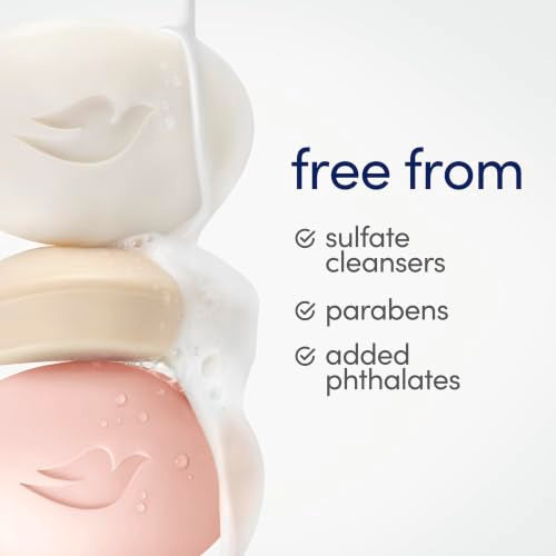 Dove Rebalancing Beauty Bar Soap - White Peach & Rice Milk, 6 Count