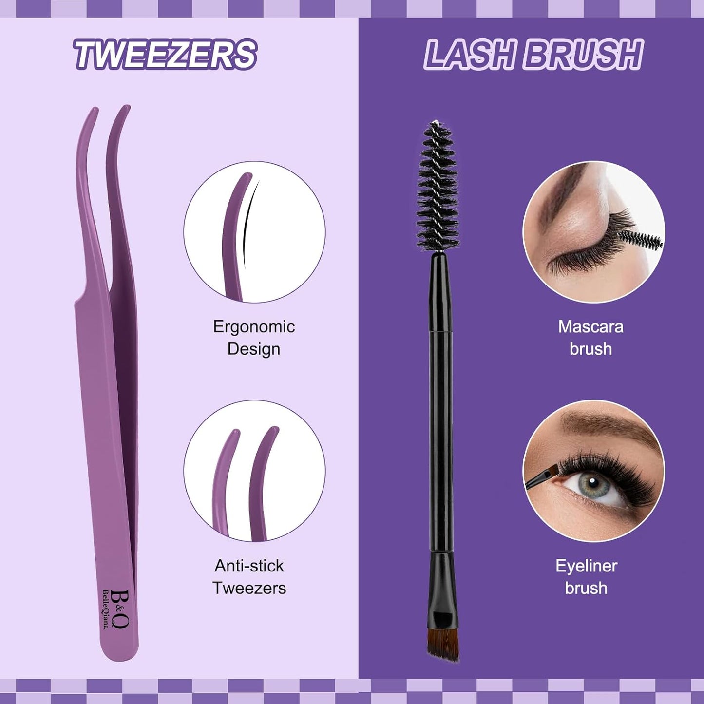 Manga Lash Clusters Kit - 156pcs Fluffy Eyelash Extensions 10-18mm | Easy DIY for Beginners