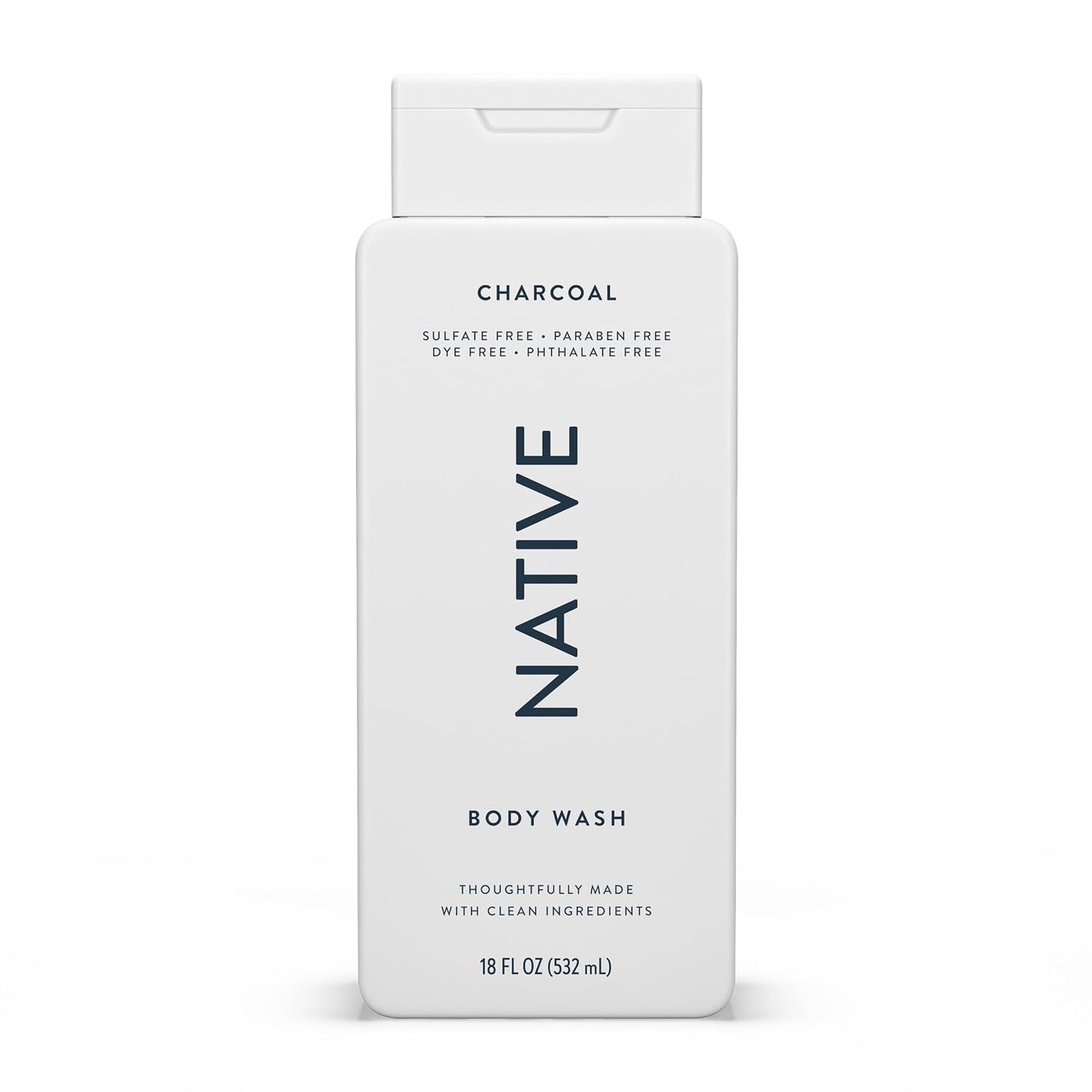 Native Sea Salt & Cedar Body Wash - 24-Hour Refreshing Clean for All Skin Types | 18 oz, Phthalate-Free, Sulfate-Free, Paraben-Free
