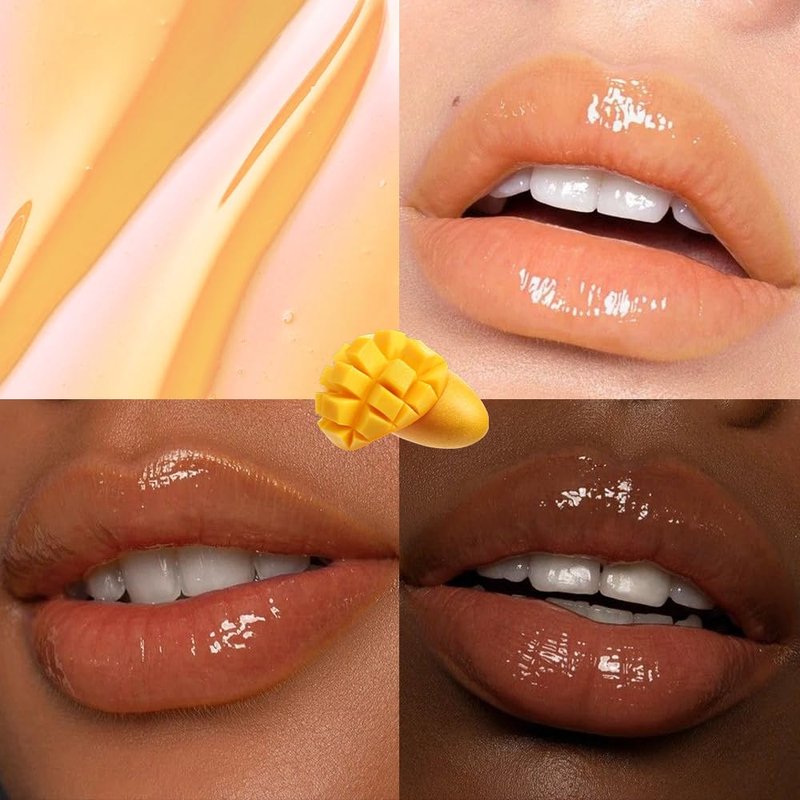 Nourishing Tinted Lip Balm - Hydrating Color & Softening Gloss | 10# Mango for Dry Lips