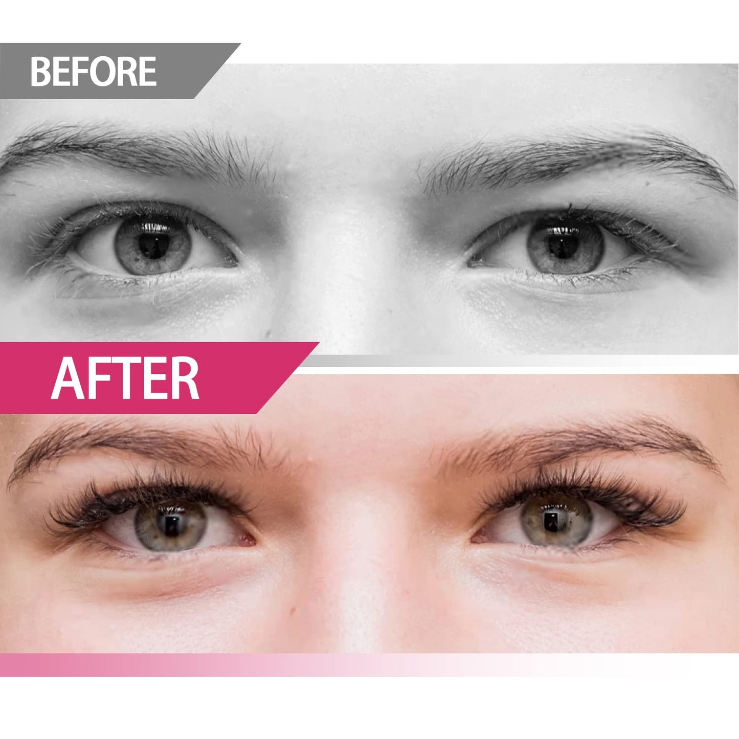 Individual Eyelash Extensions - 3D Effect Reusable Cluster Lashes | C Curl Wispy 12mm for Home Use