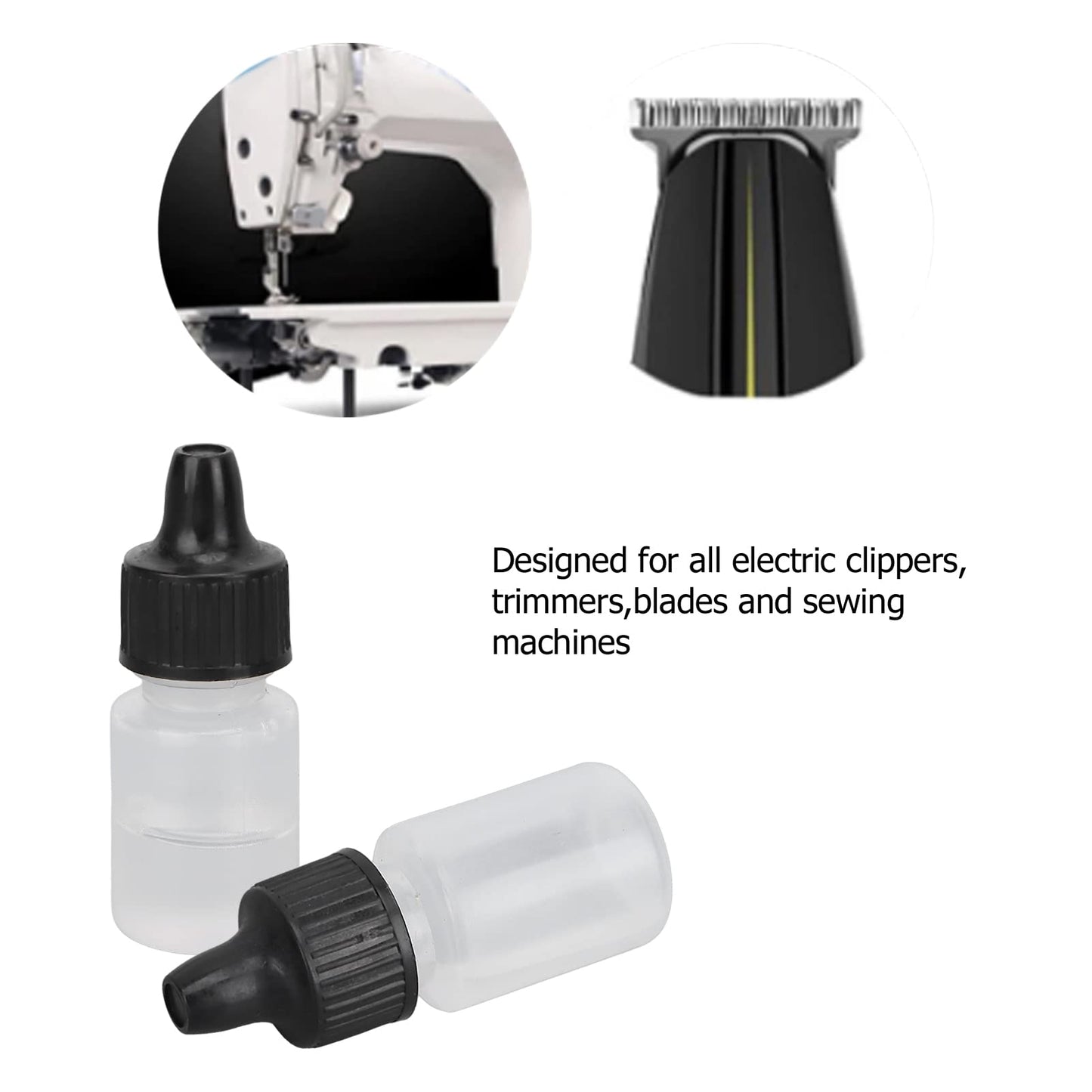 Shaver Lubricant, 10pcs Shaver Maintenance Lubricant Hair Trimmer Repair Oil Reduce Friction Prevent Trimmer Blades Sewing Machine Repair Oil for Electric Clippers Trimmers