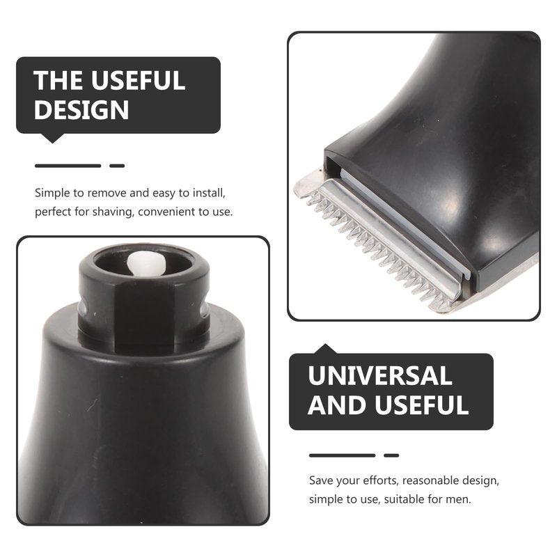 minkissy 3Pcs Universal Electric Shaver Replacement Heads for Men Detachable Shaver Head Set Compatible with Various Electric Razors Easy to Install and Replace