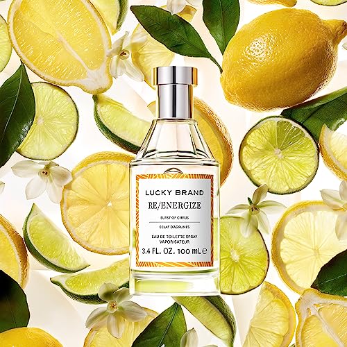 Lucky Re/Energize Unisex Fragrance Spray 3.4 Fl Oz - Mood-Evoking Citrus & Floral