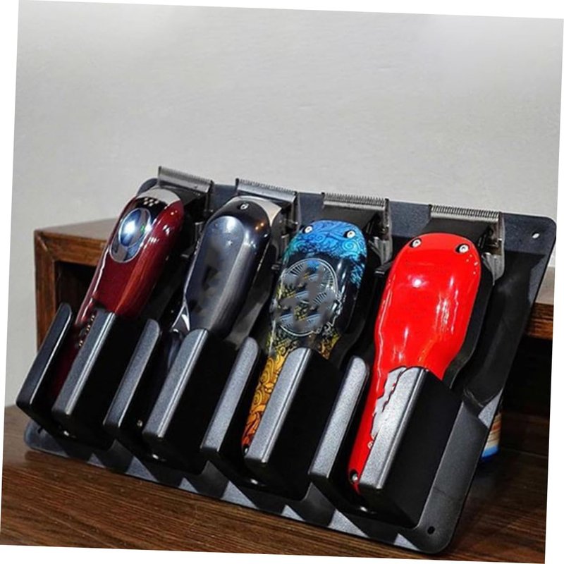 Angoily Hair Clipper Storage Case Electric Clipper Wall Bracket Holder for Stylist Tools