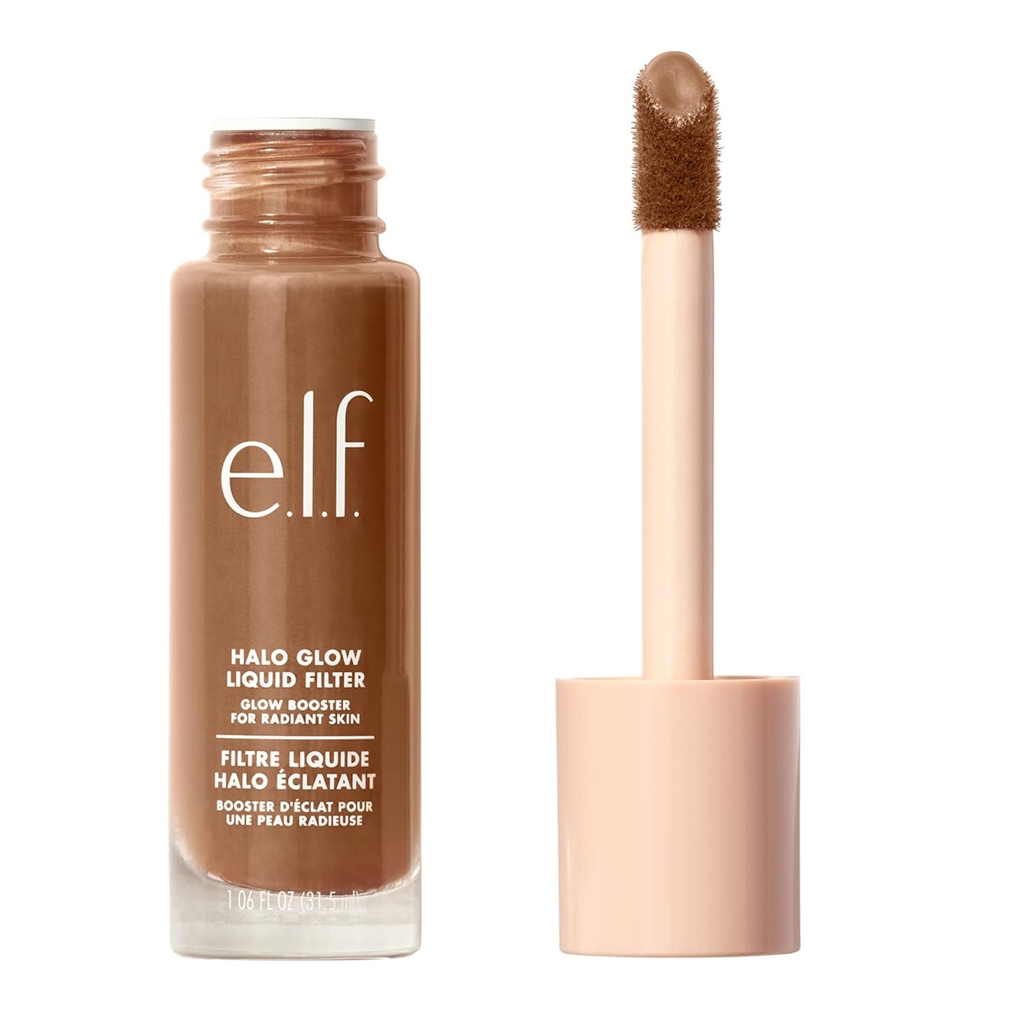 e.l.f. Halo Glow Liquid Filter - Complexion Booster with Hyaluronic Acid for Soft-Focus Glow | 00 Fair Shade