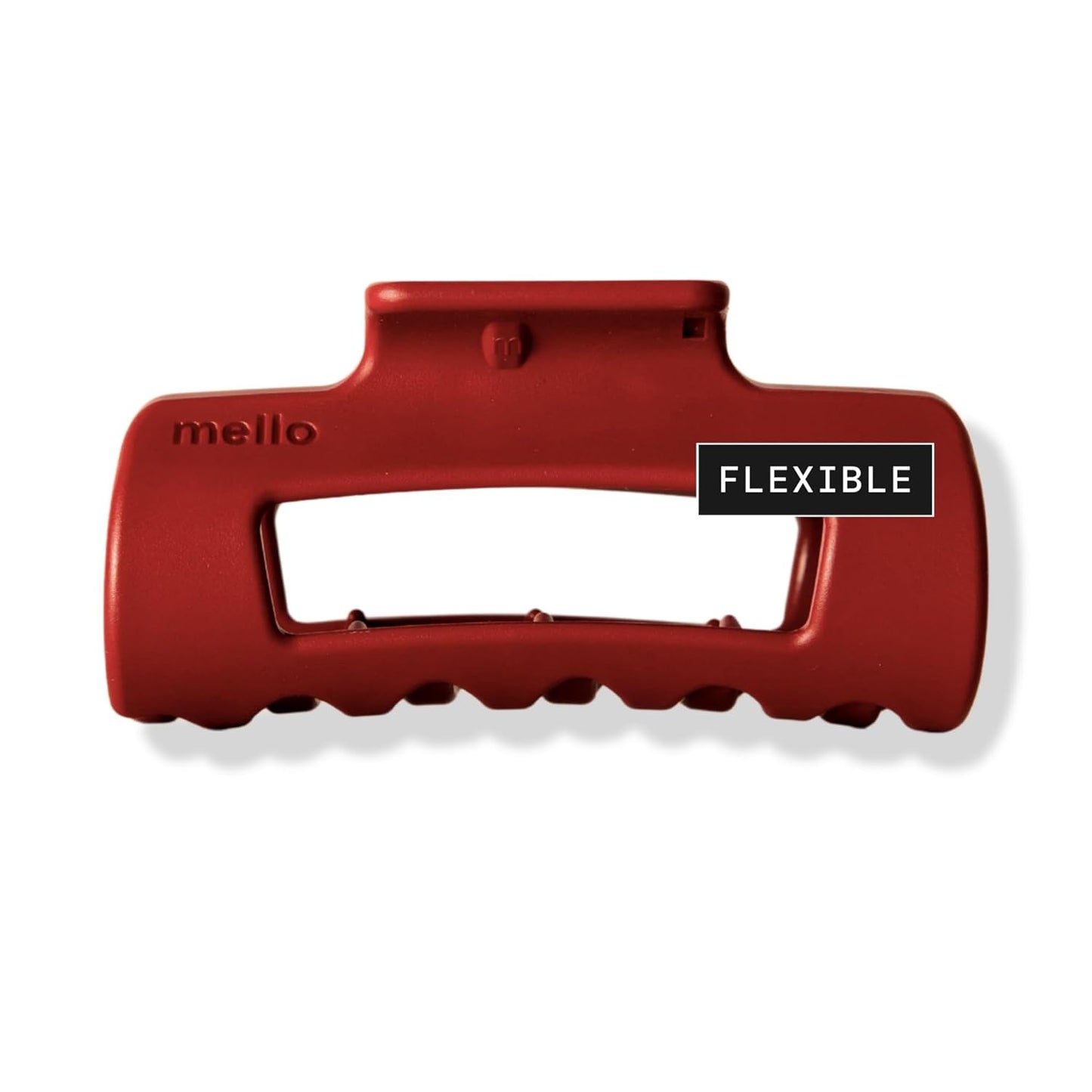 Small Hair Clip - Flexible Comfort Hair Claw for Strong Hold | Durable Matte Non-Slip Finish (Black)