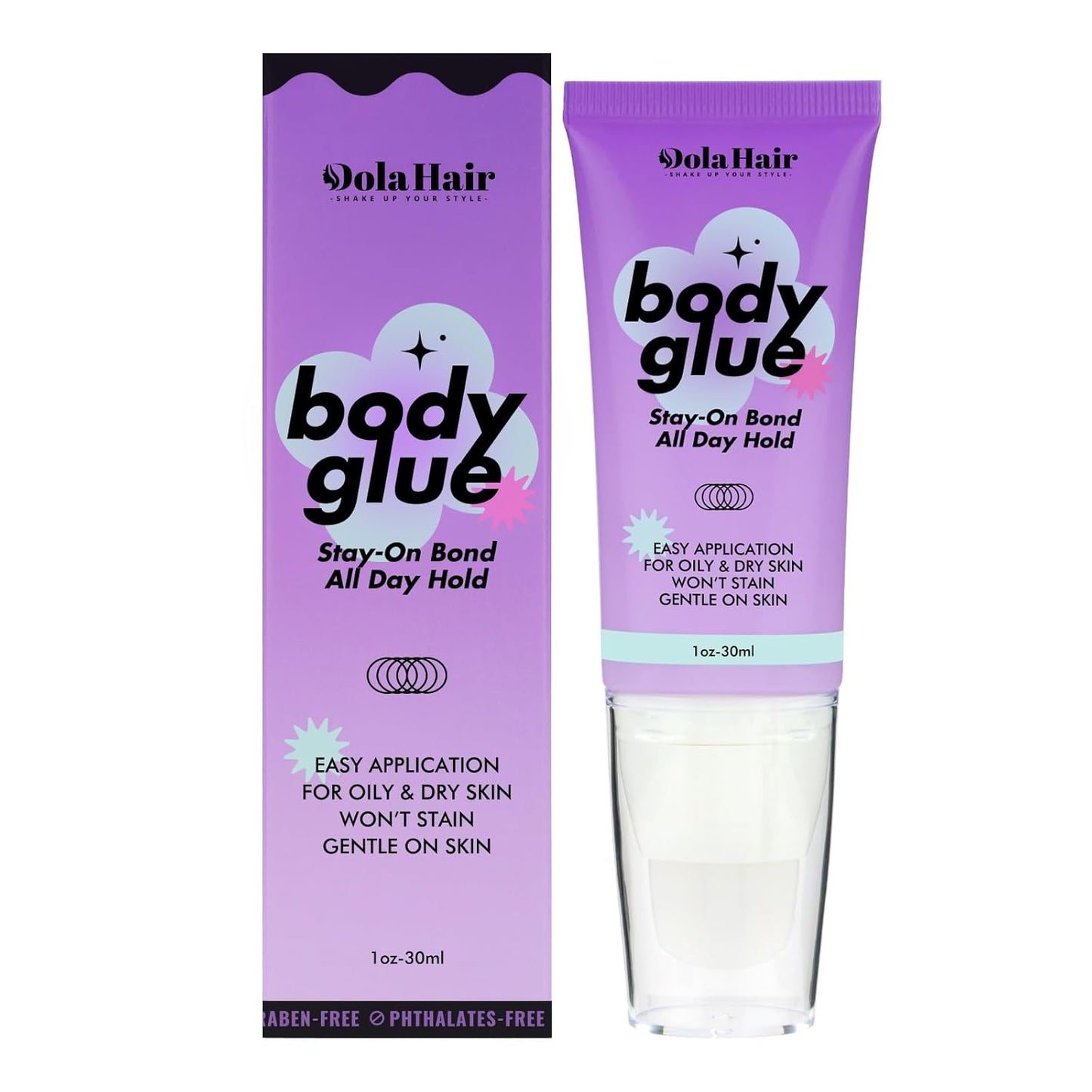 Body Glue for Clothes & Skin | Sweat Resistant Adhesive for Dancers, Socks, Stockings, Costumes - Water Wash Off