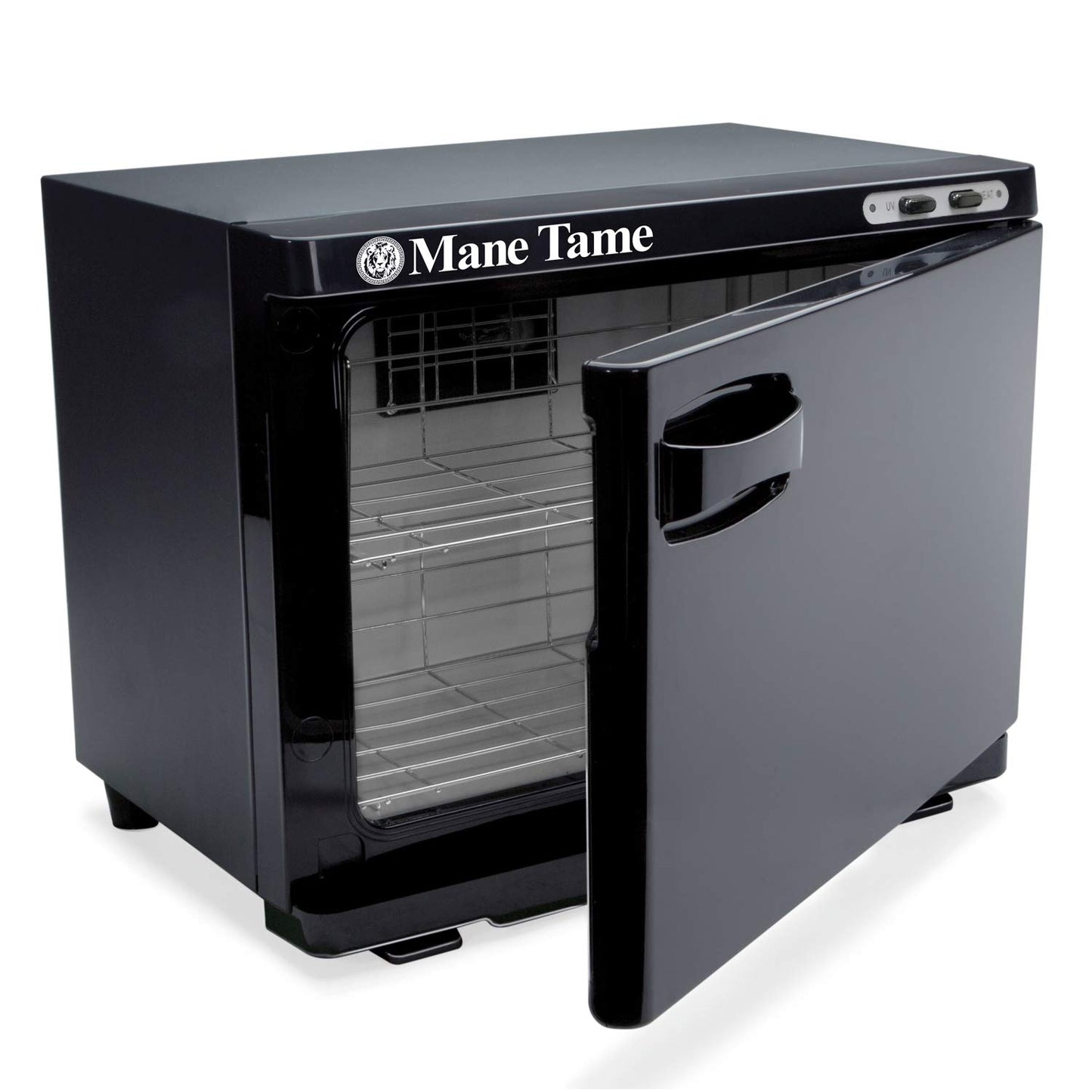 MANE TAME Professional Barber Large Towel Warmer With UV - Pre-Hot Towel Facial Shave Cabinet comfortably fits (28) 15" x 28" Towels