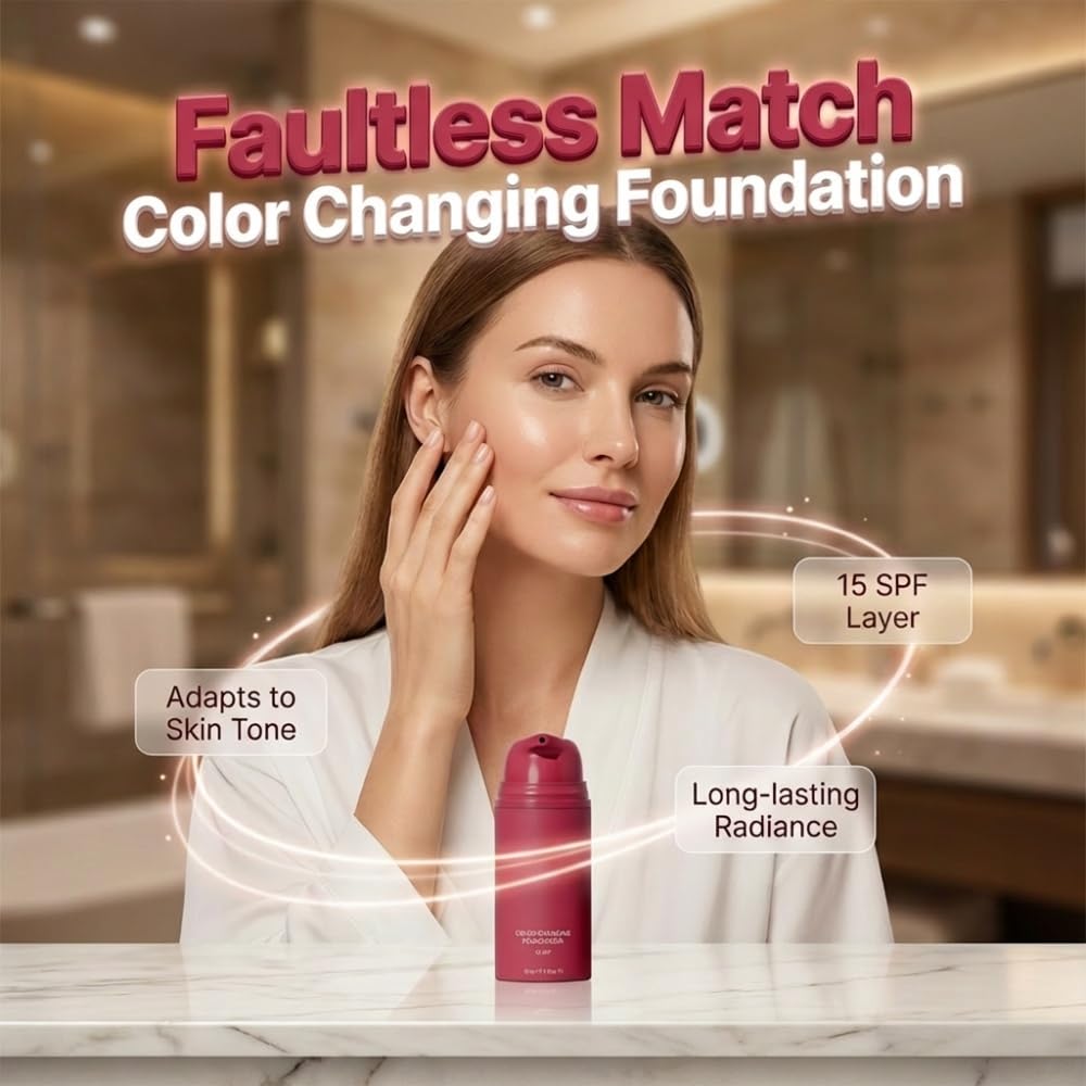 Korean Color Changing Foundation Stick - Perfect for Mature Skin | Versatile Makeup Concealer (1pc)
