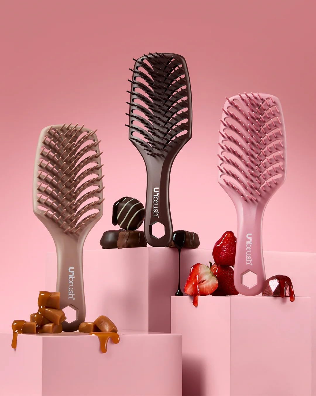 FHI Heat Detangling Smoothing Brush - Heat Resistant for Pain-Free Brushing on All Hair Types