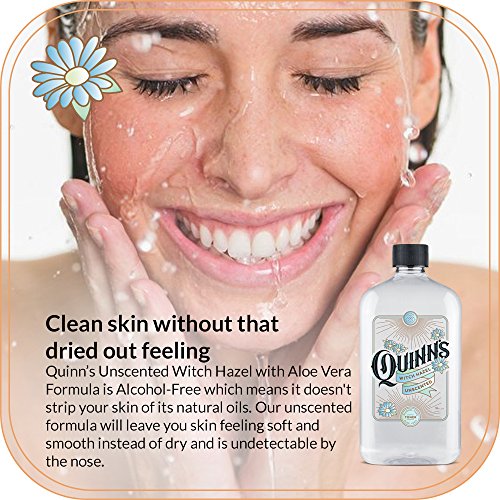 Quinn’s Unscented Witch Hazel & Aloe Vera Toner - Alcohol-Free 16oz