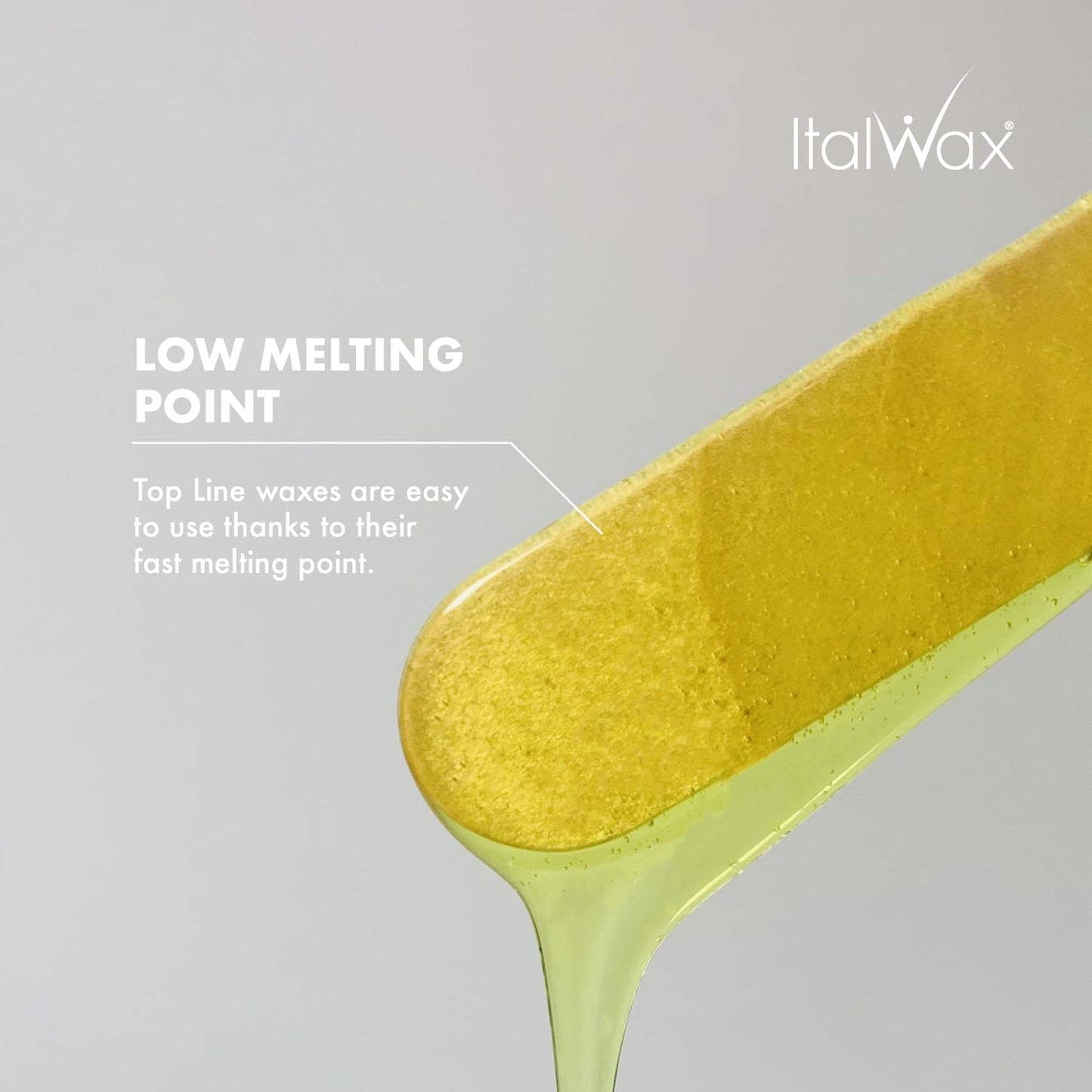 Italwax Top Line Argan Hard Wax Beads 1.65 lb (750 g) – Fast-Setting Transparent Jelly Wax Enriched with Argan Oil, Floral Scent, Strong Grip for Face & Underarms, Professional Use – Made in Italy