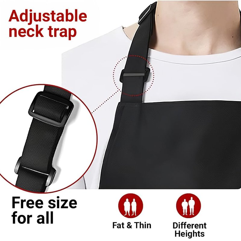 Wrappiness Funny Apron for Men, Dad, Husband - Awesome Dad - Adjustable BBQ Cooking Grilling Chef Apron with Pockets - Gift for Fathers Day Birthday Christmas