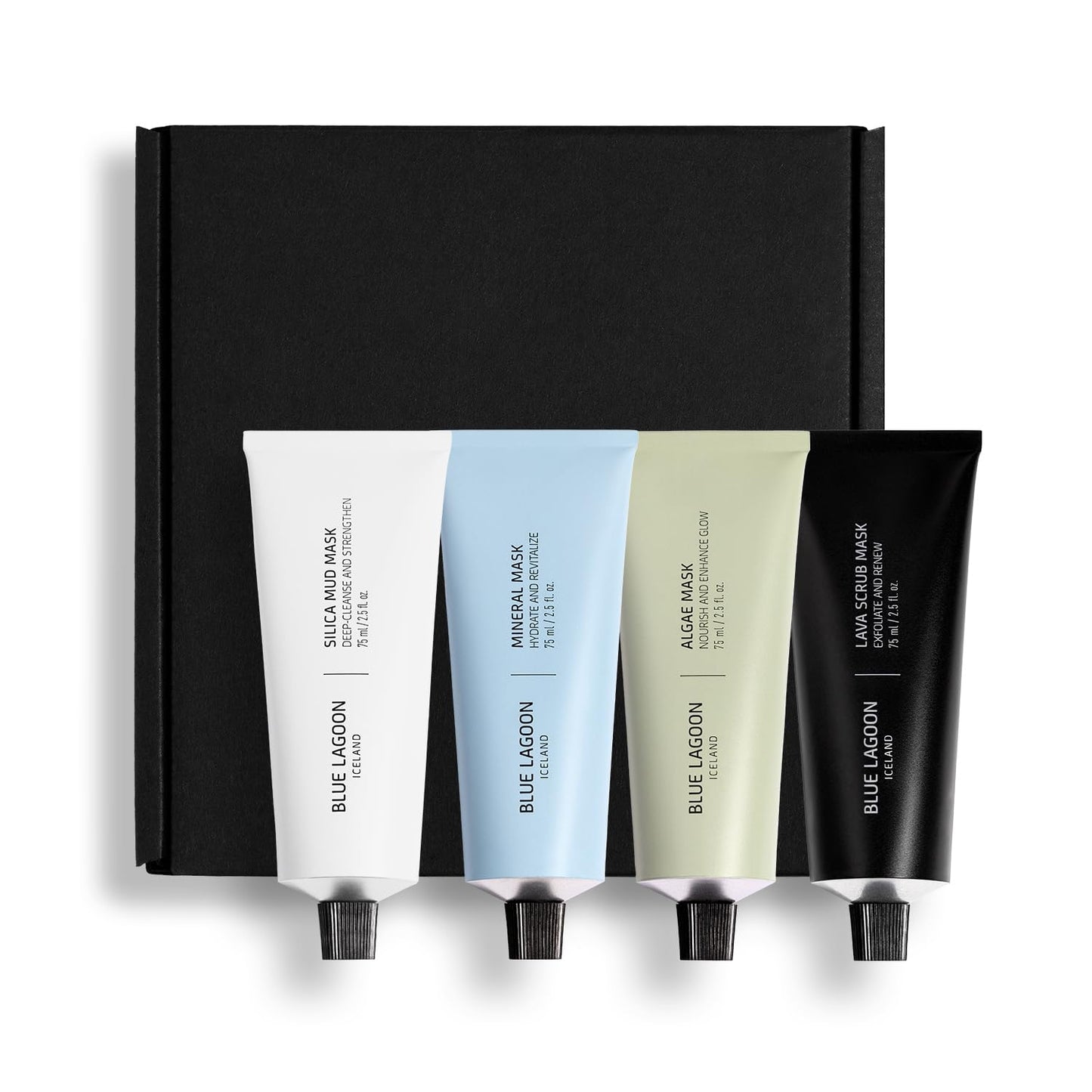 Signature Masks Travel Set - Sustainable Bioactive Luxury Skincare | 4-Piece Set (1 oz Each)