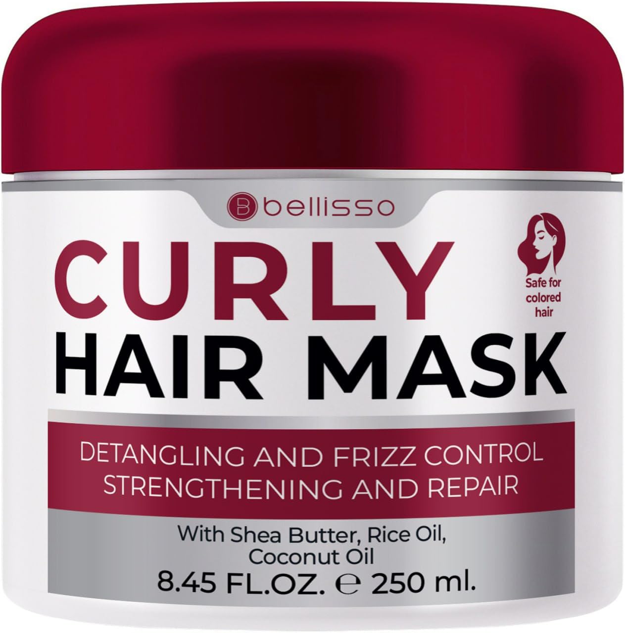 Biotin Hair Mask - Volume Boosting Deep Conditioner for Dry, Damaged Hair | Hydrating Repair Treatment for Curly Hair