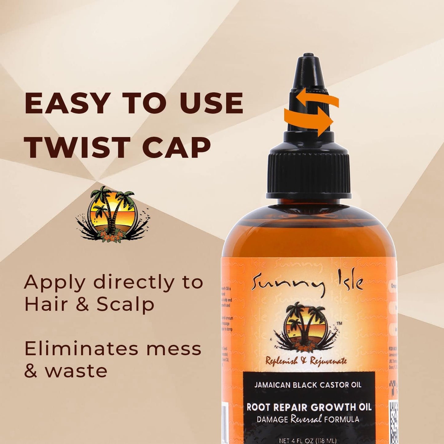 Jamaican Black Castor Oil - Hair Growth & Repair Oil for Nourishment | 4 oz