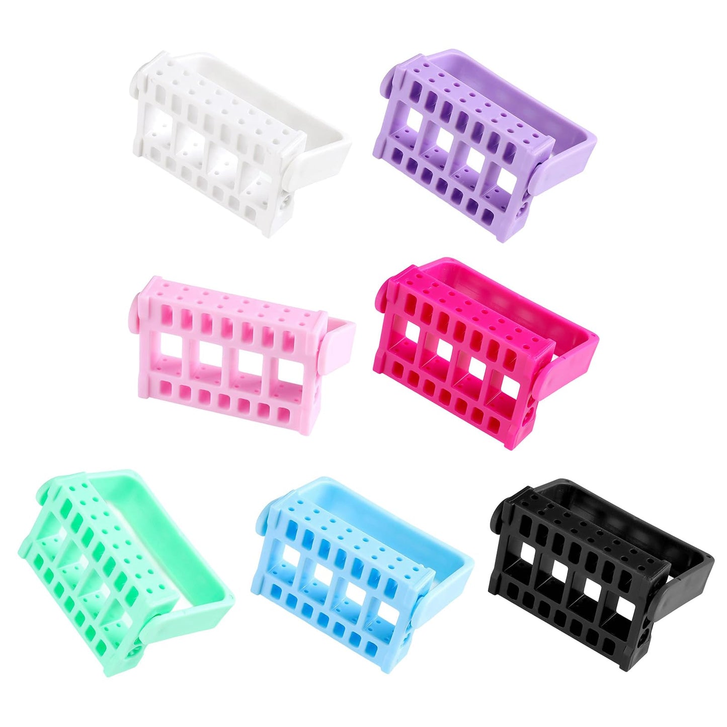 Portable Nails Technician Storage Stand for Drill Bits and Manicure Accessories NonSlip Base File Stand Art Equipment Storage Hygienic File Holder Modern Manicure Workstation Non Slip Drill Bit Rack