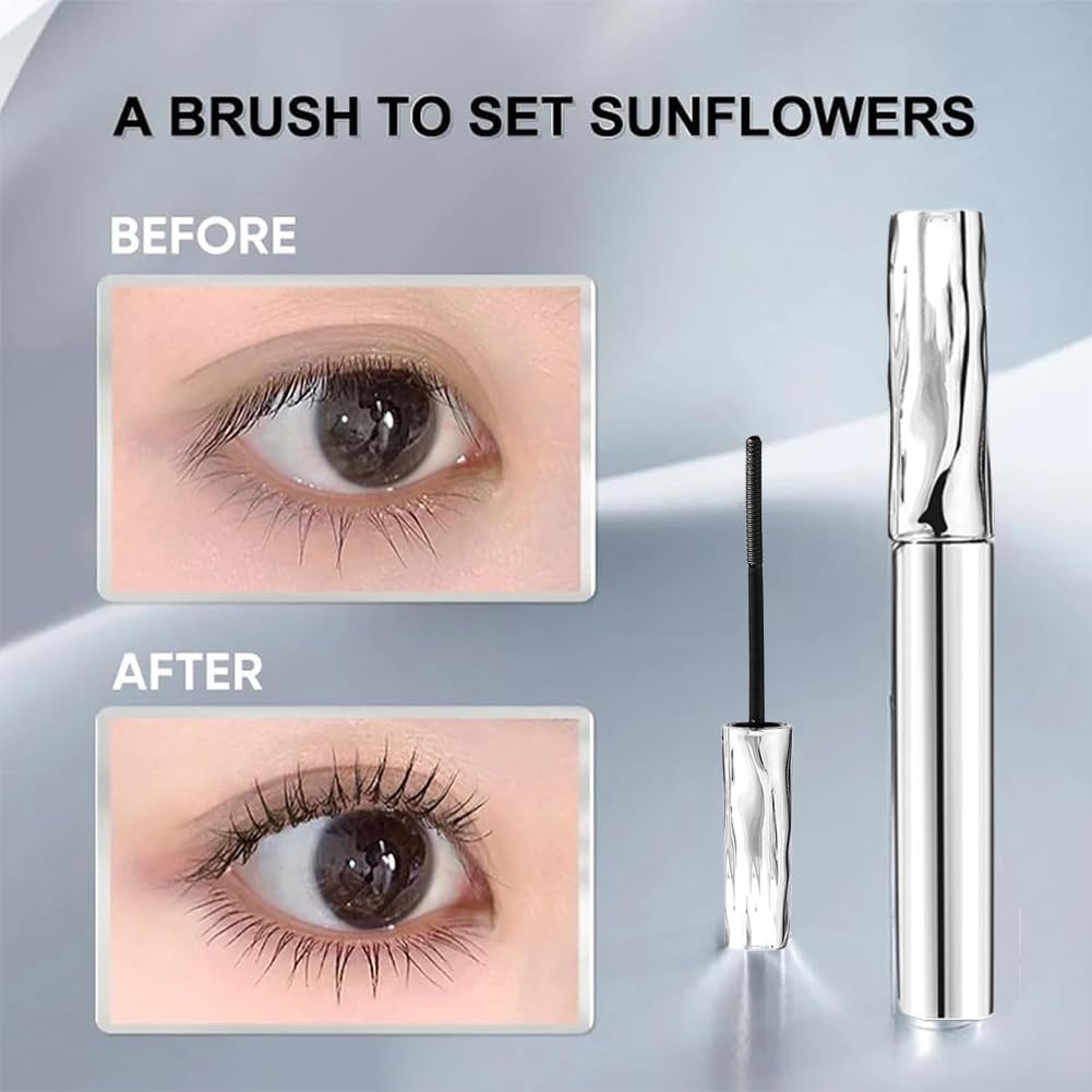 Waterproof Fibre Mascara - 3D Curling & Lengthening Black Formula | Metal Wand Applicator