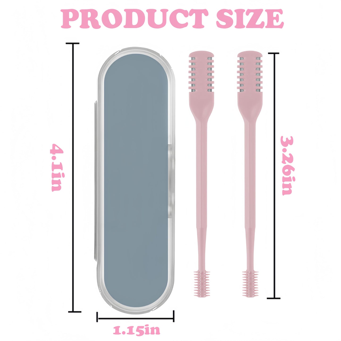 Nasal Hair Cutter, 2026 Upgraded 360° Double Sided Portable Nose Hair Trimmer for Women Men, Travel Essentials Washable Nose Hair Remover Grooming Tool (3 Pcs Beige)