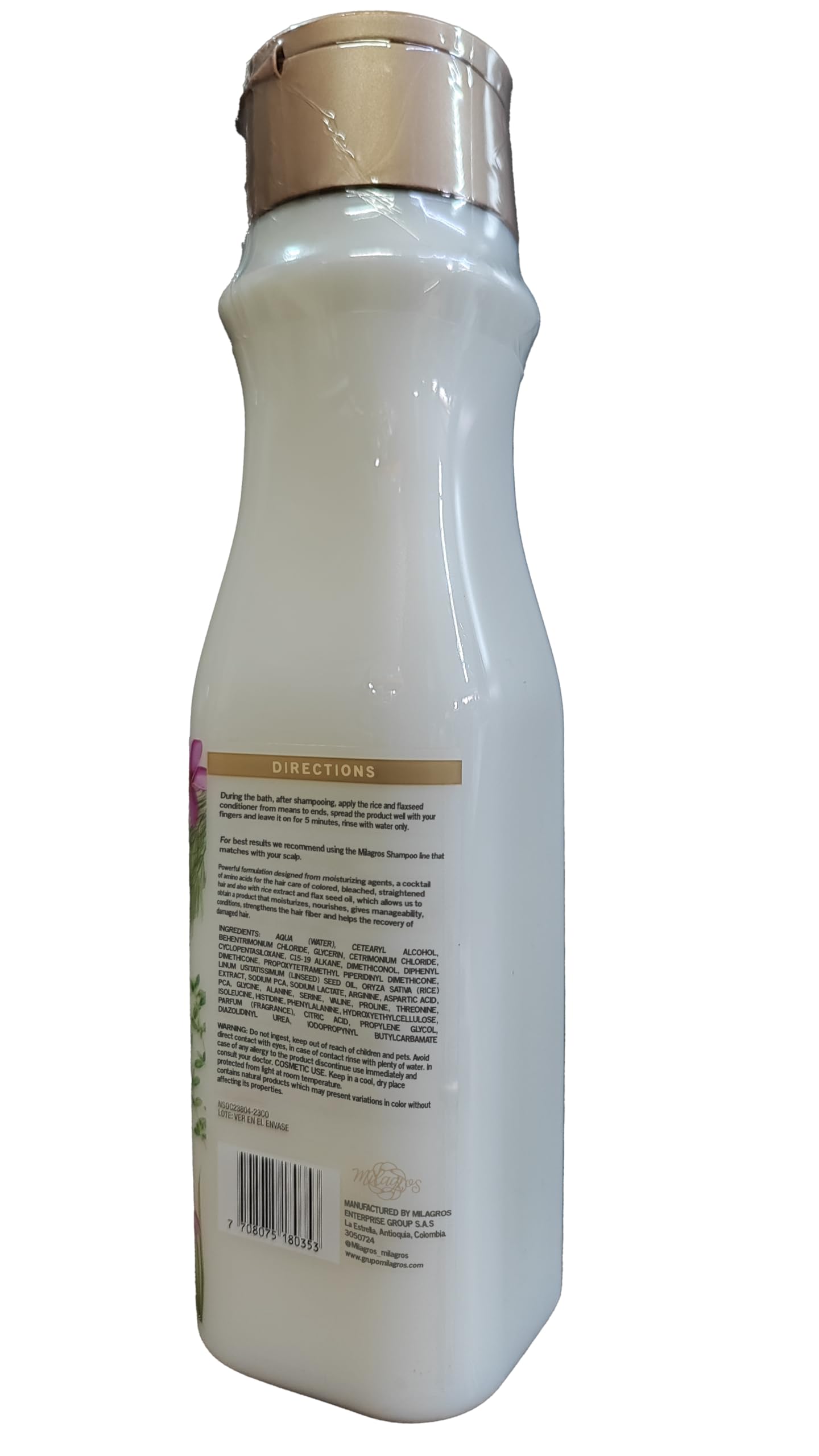 Milagro Ritual Herbal Shampoo & Conditioner Set (5 Pack) - Tonico, Desenredante, Perfume Bali