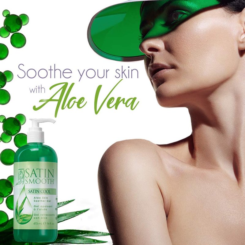 SATIN SMOOTH Satin Cool Aloe Vera Skin Soother Gel