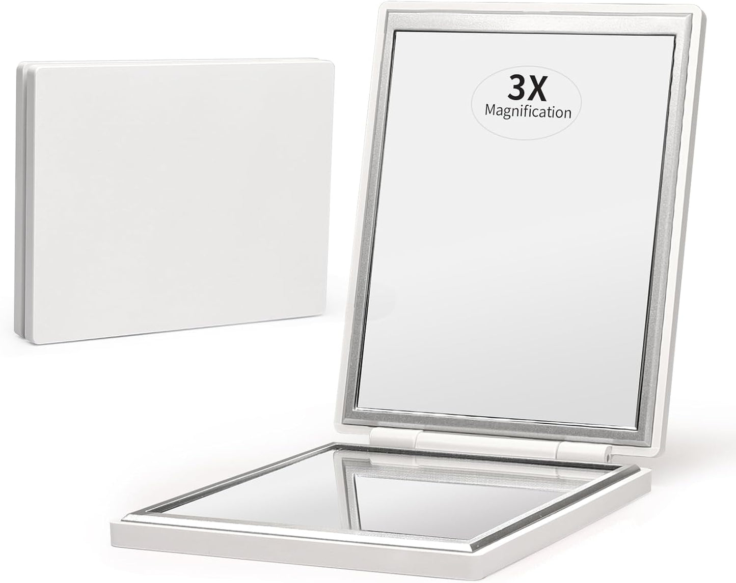 Compact Travel Mirror - 1x/3x Portable Makeup Mirror for Purse & Handbag | Pink