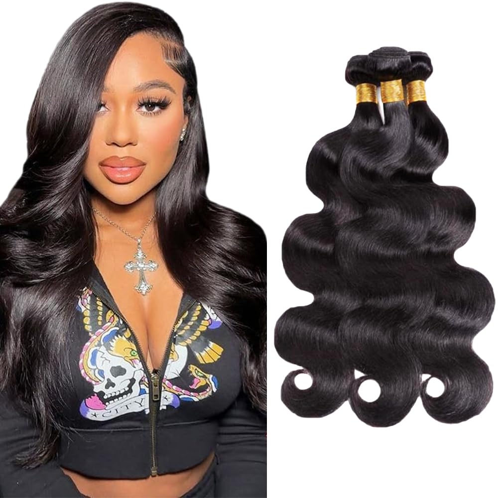 30 32 34 inch Ash Blonde Human Hair Bundles Blonde Straight Bundles GveoXvo White Bundle Human Hair White Bundle